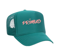 PRIMUS “Signal” Trucker Hat – Teal & Pink