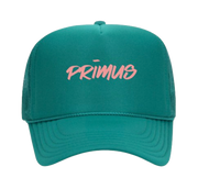 PRIMUS “Signal” Trucker Hat – Teal & Pink